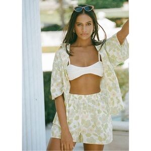 Sabo Thessy Top and Shorts SET - Size Medium and Extra Small - Citrus Floral